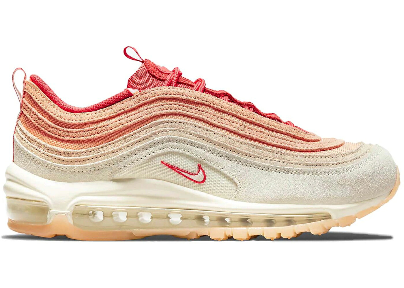 ナイキ マックス 橙 オレンジ色 エア湖マックス WOMEN\u0027S スニーカー レディース NIKE AIR MAX 97 ORANGE CHALK CASHMERE (WOMEN\u0027S) / ORANGE CHALK RATTAN METALLIC