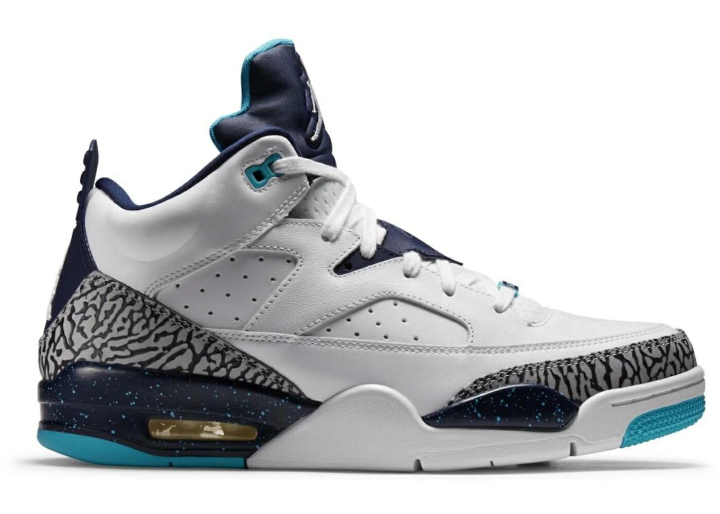 ナイキ ジョーダン ホーネッツ 白いこと 白いこと 紺色 米国海軍 スニーカー メンズ JORDAN SON OF MARS LOW HORNETS / WHITE WHITE MIDNIGHT NAVY