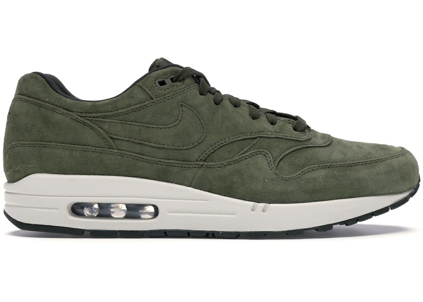 ナイキ マックス オリーブ スエードクロス スウェード エア湖マックス スニーカー メンズ NIKE AIR MAX 1 OLIVE CANVAS SUEDE / OLIVE CANVAS SEQUOIA LIGHT BONE