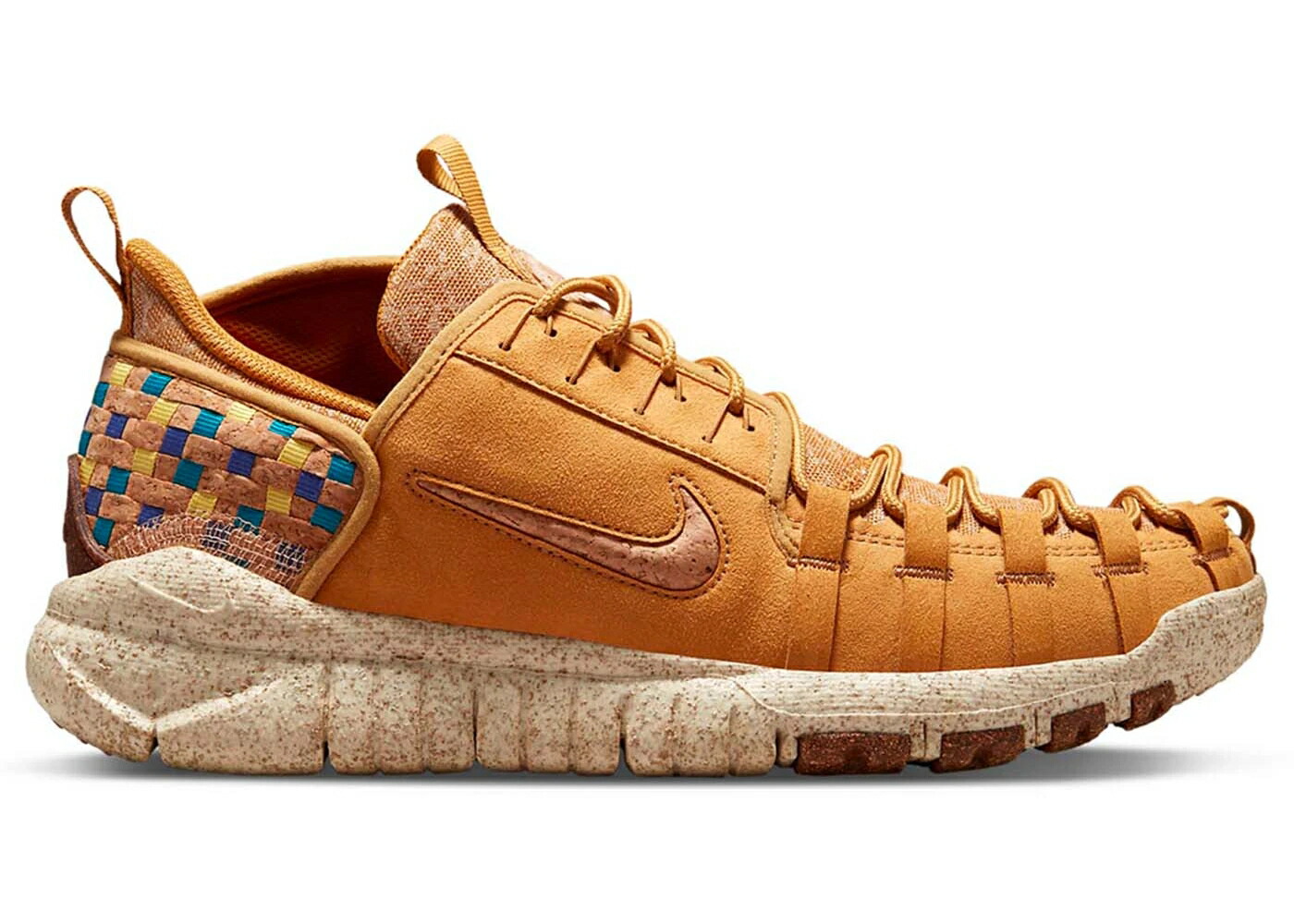 ナイキ 無償性 ウィート スニーカー メンズ NIKE FREE CRATER TRAIL MOC N7 WHEAT / WHEAT WHEAT WHEAT