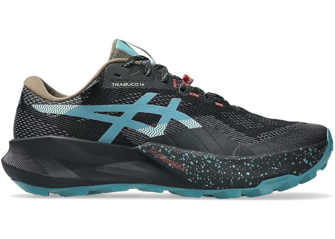 アシックス ゴアテックス 黒色 ブラック スニーカー メンズ ASICS GEL-TRABUCO 14 GORE-TEX BLACK MISTY PINE / BLACK MISTY PINE