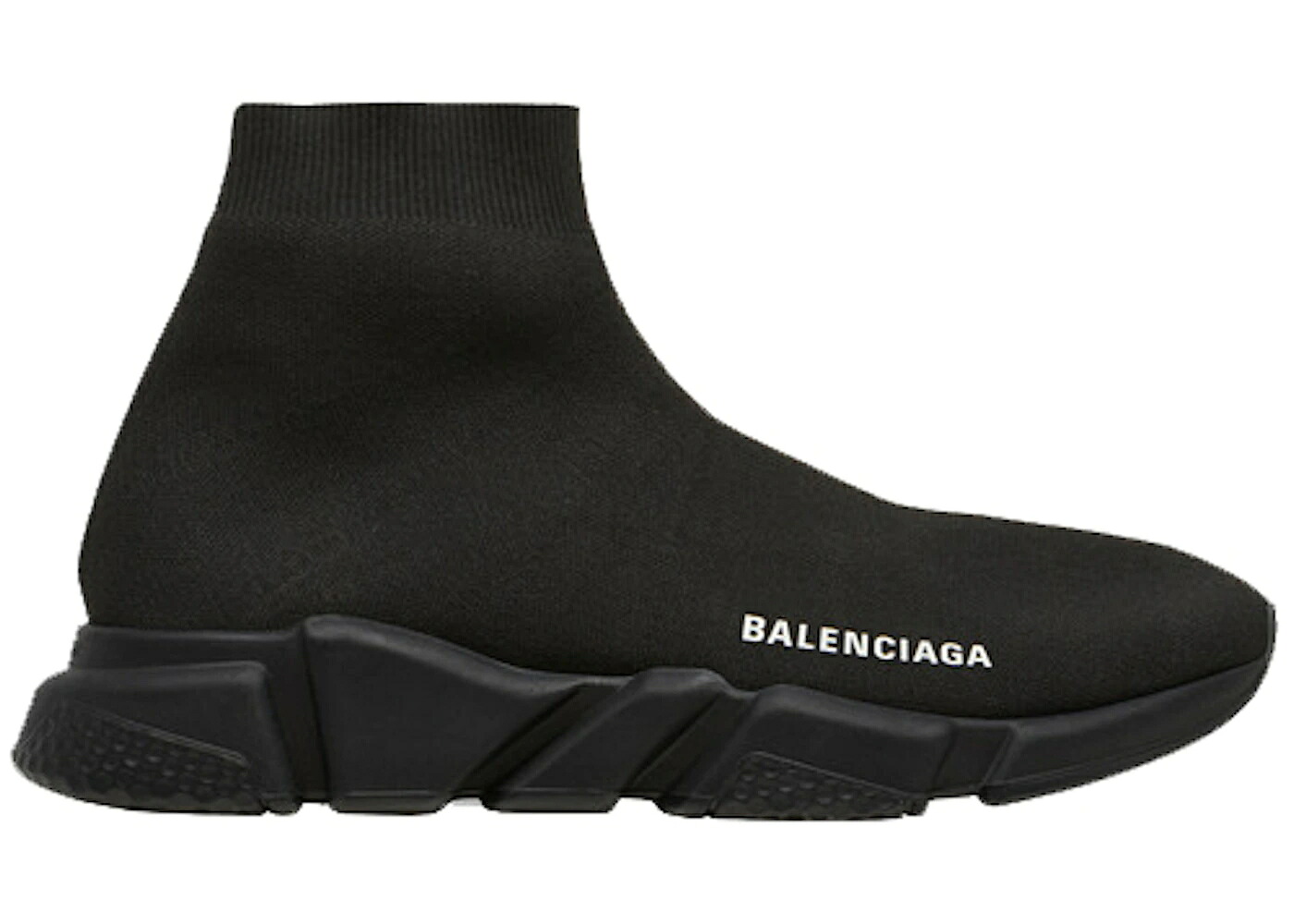 バレンシアガ 機敏さ 調教師 黒いこと 黒いこと スニーカー メンズ BALENCIAGA SPEED TRAINER LOW BLACK /