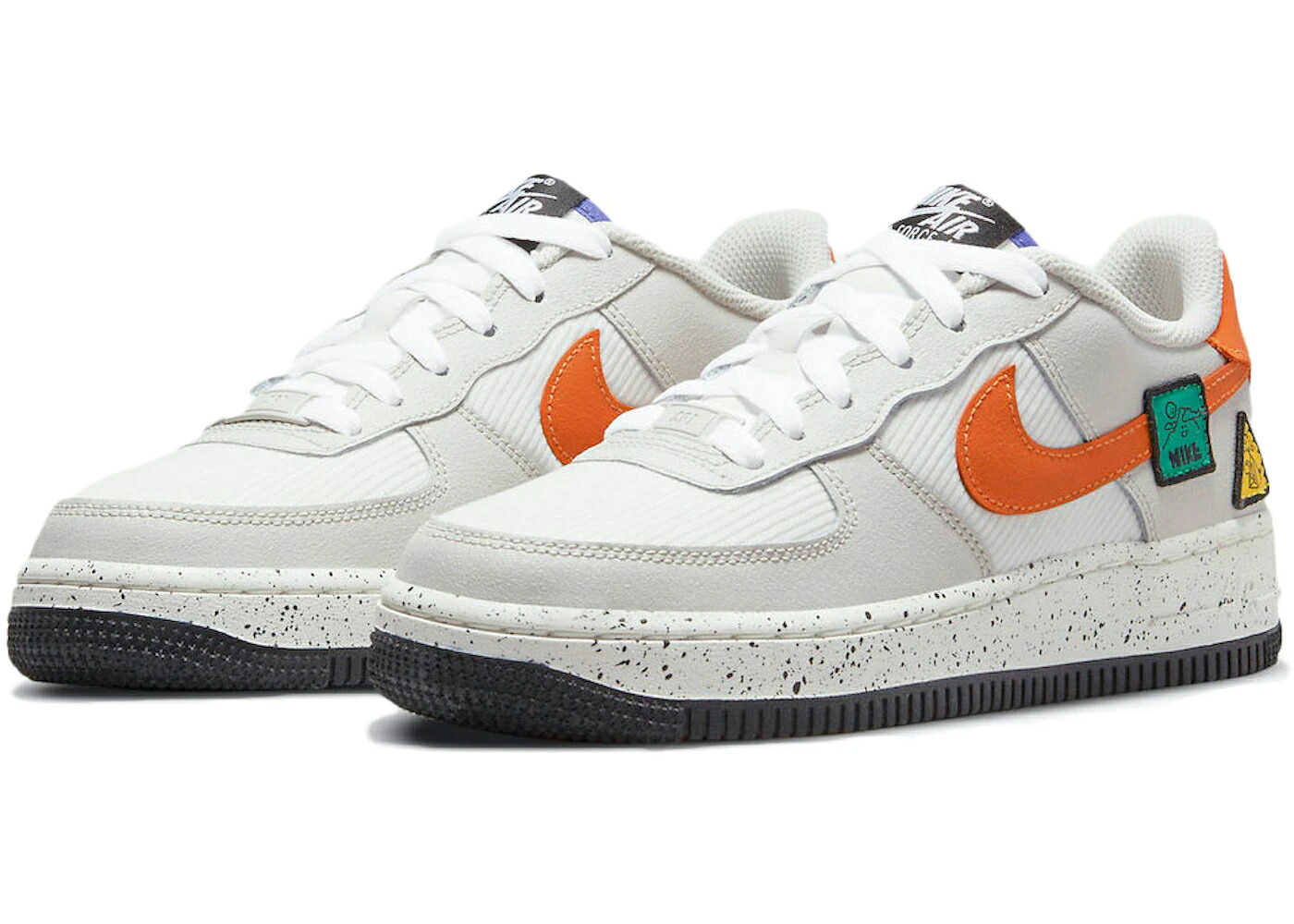 ナイキ 橙 オレンジ色 白いこと 白いこと 空軍 お坊っちゃん キッズ NIKE AIR FORCE 1 LOW LIGHT BONE SAIL STARFISH ORANGE (GS) / ACG WHITE STARFISH ORANGE もの言う花 マタニティ スニーカー