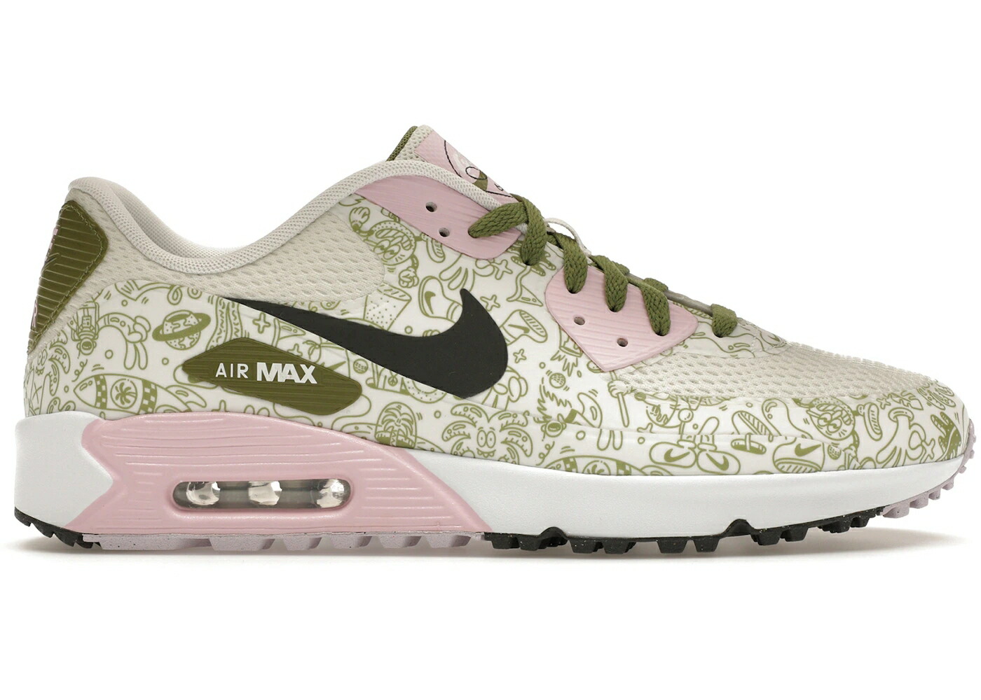 ナイキ マックス ゴルフ ピンク エアマックス スニーカー メンズ NIKE AIR MAX 90 GOLF NRG STEVEN HARRINGTON SPACE / SAIL PINK FOAM ASPARAGUS