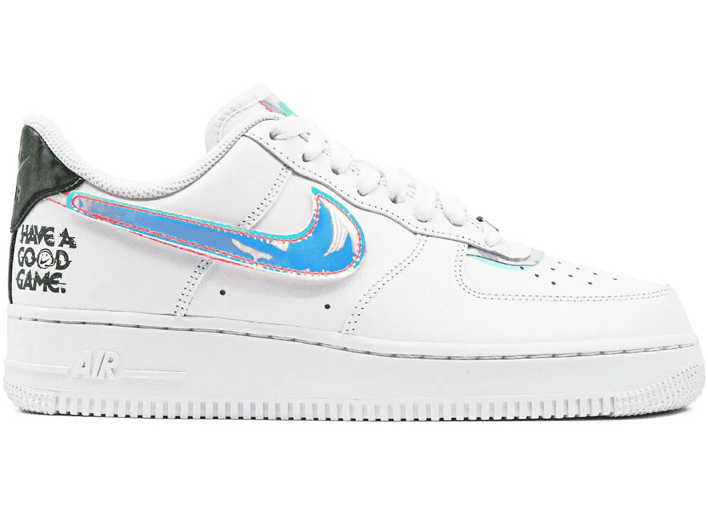 ナイキ 力くらべ 白いこと 白いこと 空軍 スニーカー メンズ NIKE AIR FORCE 1 LOW GOOD GAME / WHITE MULTI COLOR WHITE