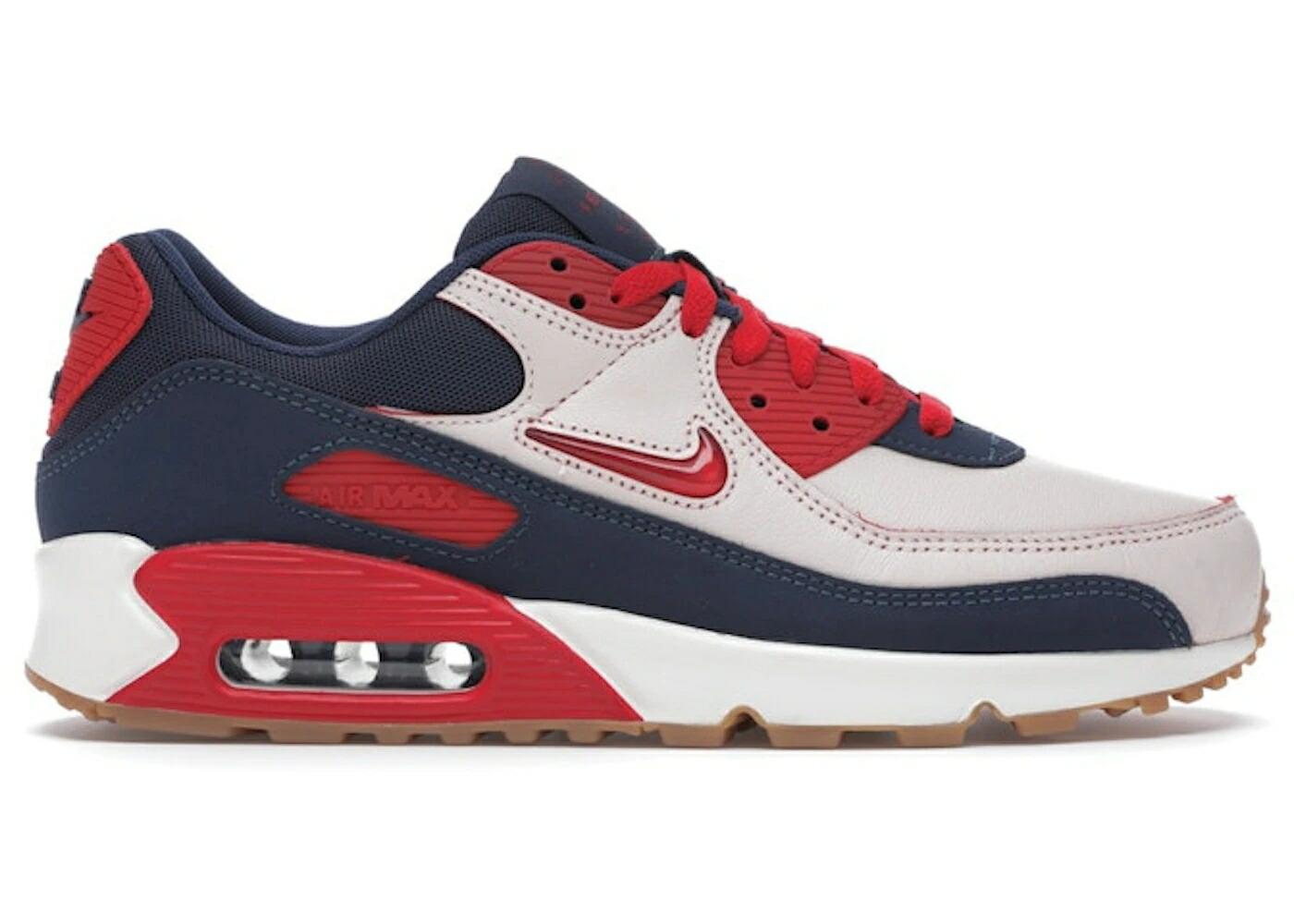 ナイキ マックス 赤 レッド 黒色 ブラック エアマックス \u0026 スニーカー メンズ NIKE AIR MAX 90 HOME AWAY RED / SAIL UNIVERSITY RED BLACK GUM