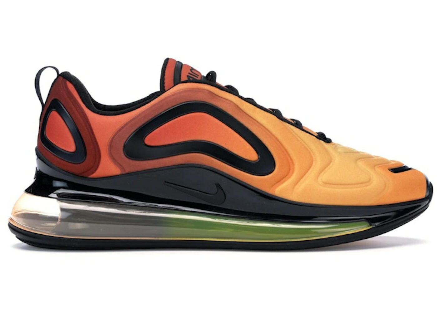 ナイキ マックス 野球クラブ 橙 オレンジ色 黒いこと 黒いこと レーザ エア湖マックス スニーカー メンズ NIKE AIR MAX 720 SUNRISE / TEAM ORANGE BLACK LASER ORANGE