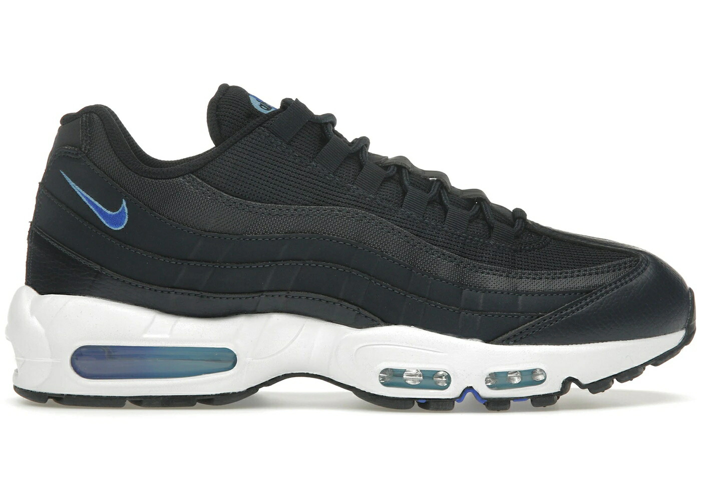 ナイキ マックス 青み 青色 大気圏マックス スニーカー メンズ NIKE AIR MAX 95 DARK OBSIDIAN RACER BLUE / DARK OBSIDIAN UNIVERSITY BLUE