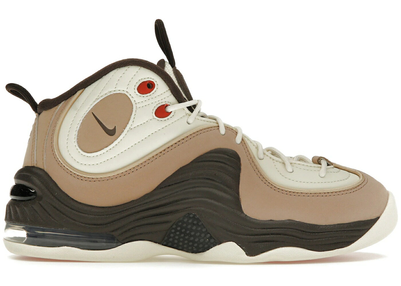 ナイキ ペニー 赤銅色 赤銅色 大気圏ペニー スニーカー メンズ NIKE AIR PENNY 2 BAROQUE BROWN / COCONUT MILK BAROQUE BROWN HEMP