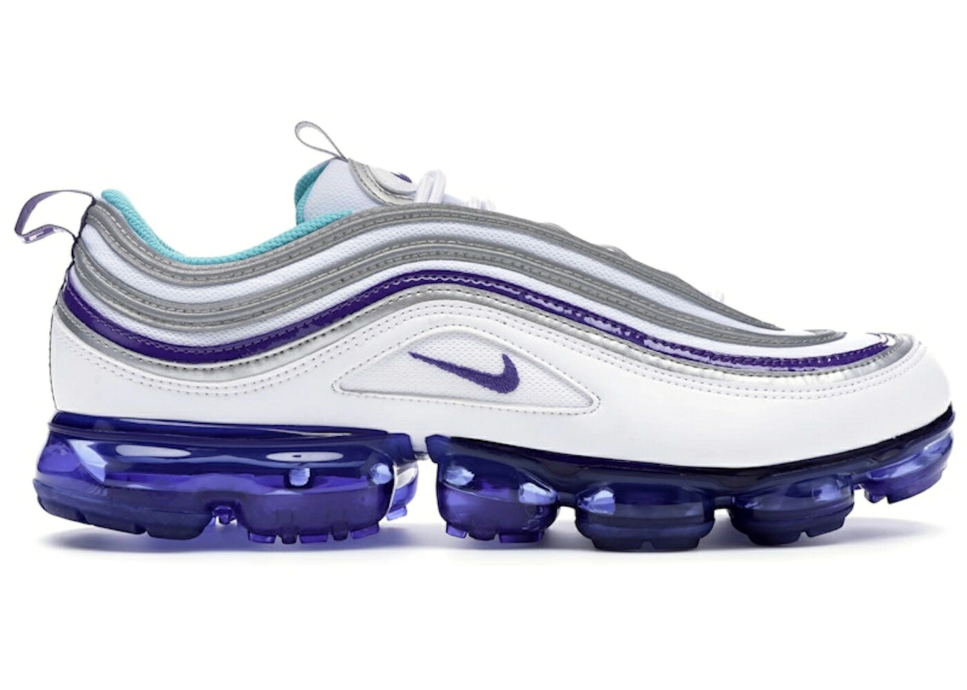 ナイキ 白いこと 白いこと アクア 紫 パープル エアヴェイパーマックス スニーカー メンズ NIKE AIR VAPORMAX 97 GRAPE / WHITE AQUA VARSITY PURPLE