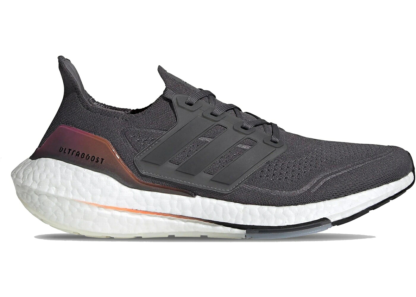 アディダス ウルトラ ブースト 灰色 グレー 橙 オレンジ ウルトラブースト スニーカー メンズ ADIDAS ULTRA BOOST 21 GREY SCREAMING ORANGE / GREY FIVE GREY FIVE SCREAMING|スニケス