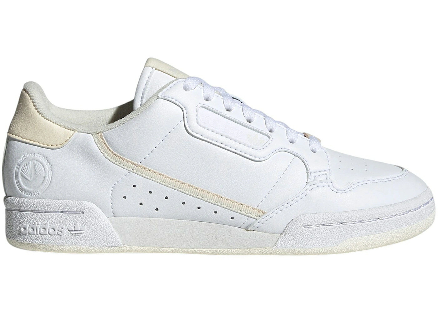 アディダス 白いこと 白いこと WOMEN\u0027S スニーカー レディース ADIDAS CONTINENTAL 80 VEGAN CLOUD WHITE ECRU TINT OFF (WOMEN\u0027S) / CLOUD WHITE ECRU TINT OFF WHITE