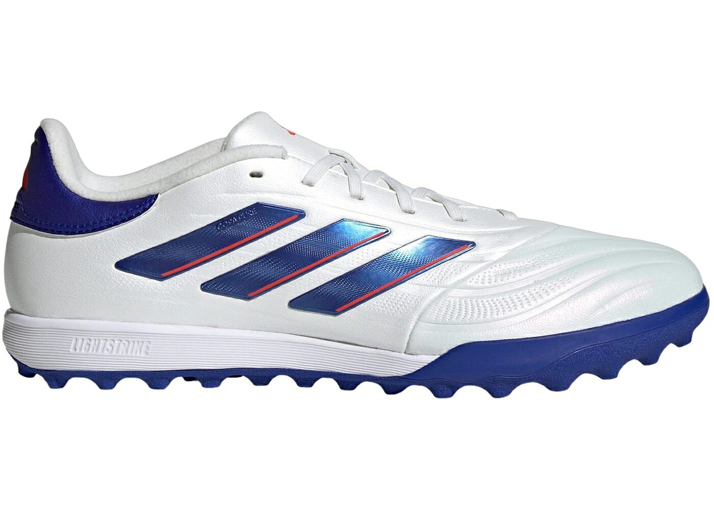 アディダス 純然たる 芝草 白いこと 白いこと 青味 青み 赤 赤いこと スニーカー メンズ ADIDAS COPA PURE 2 LEAGUE TURF CLOUD WHITE LUCID BLUE SOLAR RED / CLOUD WHITE LUCID BLUE SOLAR RED
