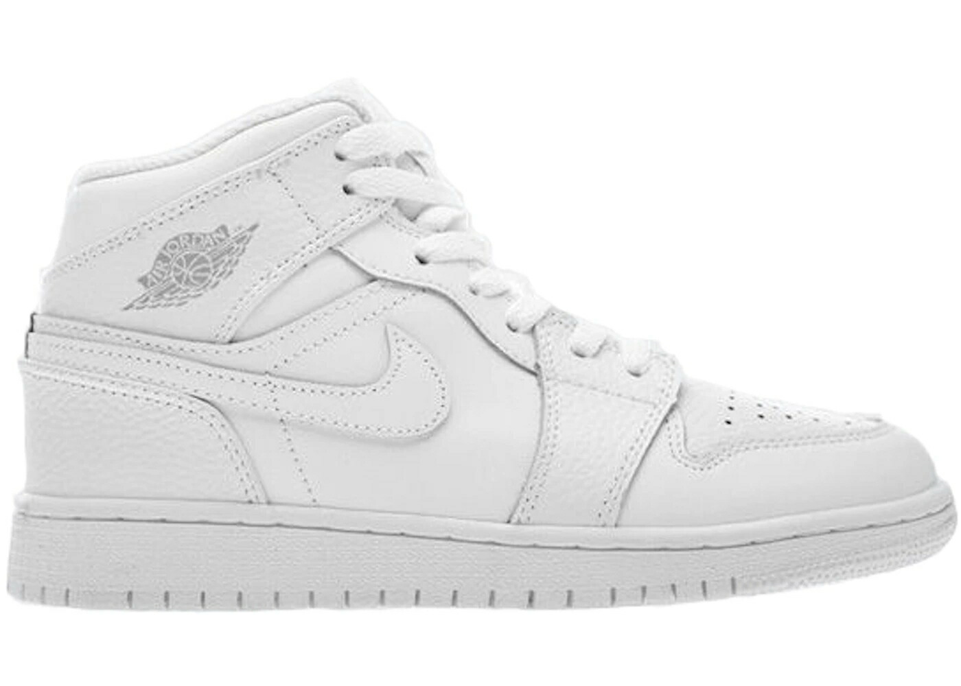 ナイキ ジョーダン ミッド 白いこと 白いこと 純一無雑 プラチナム お坊っちゃん キッズ JORDAN 1 MID WHITE PURE PLATINUM (2018) (GS) / WHITE PURE PLATINUM WHITE もの言う花 マタニティ スニーカー