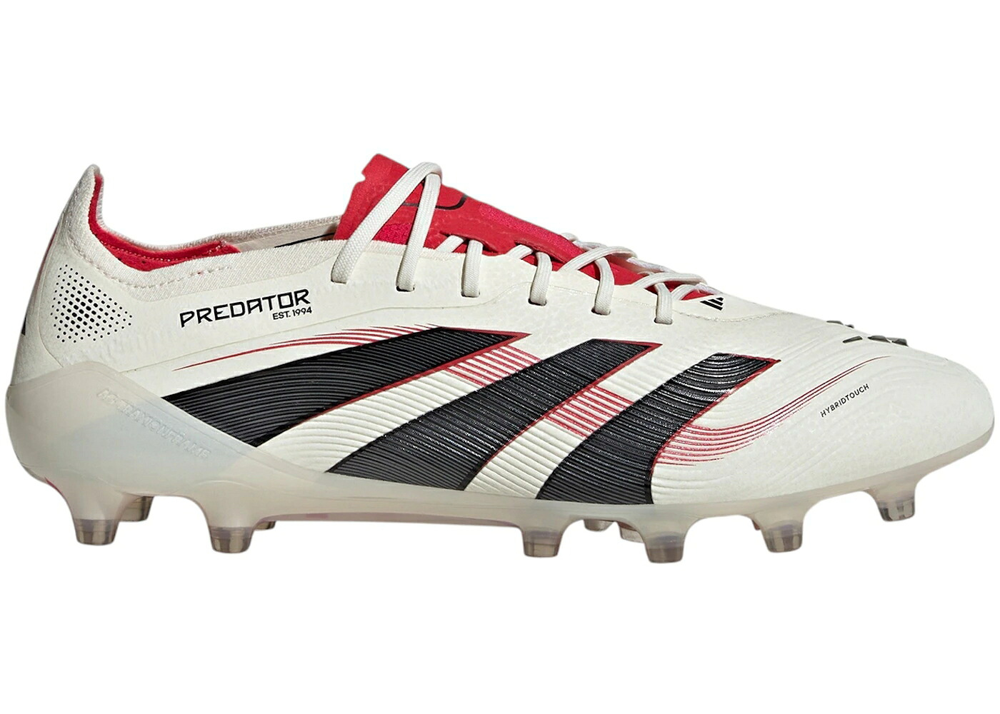 アディダス プレデター エリート 白色 ホワイト コア 黒色 ブラック ピュア スニーカー メンズ ADIDAS PREDATOR ELITE AG OFF WHITE CORE BLACK PURE RUBY / OFF WHITE CORE BLACK PURE RUBY｜スニケス