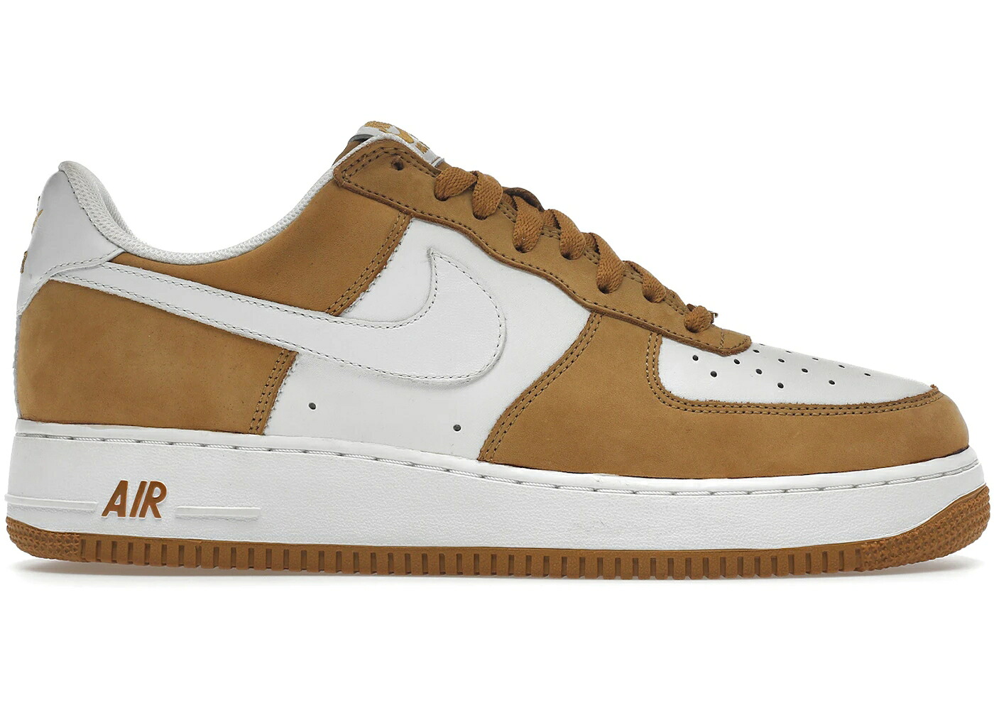 ナイキ ウィート 白色 ホワイト エアフォース スニーカー メンズ NIKE AIR FORCE 1 LOW BARCODE WHEAT / WHITE WHITE WHEAT