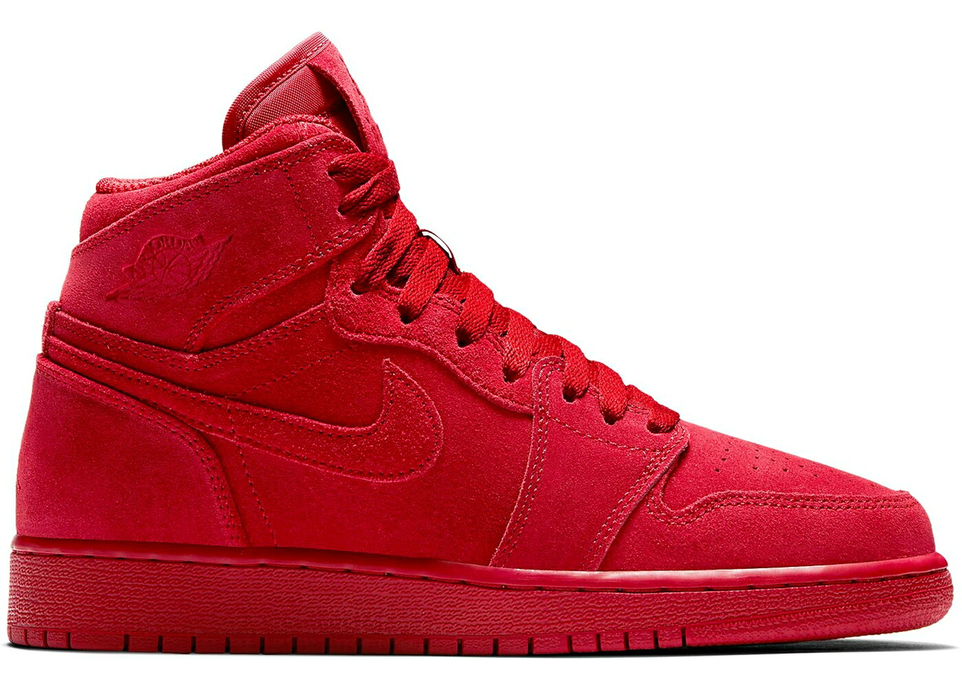 ナイキ ジョーダン 赤 赤いこと スエードクロス スウェード お坊っちゃん キッズ JORDAN 1 RETRO RED SUEDE (GS) / GYM RED GYM RED もの言う花 マタニティ スニーカー
