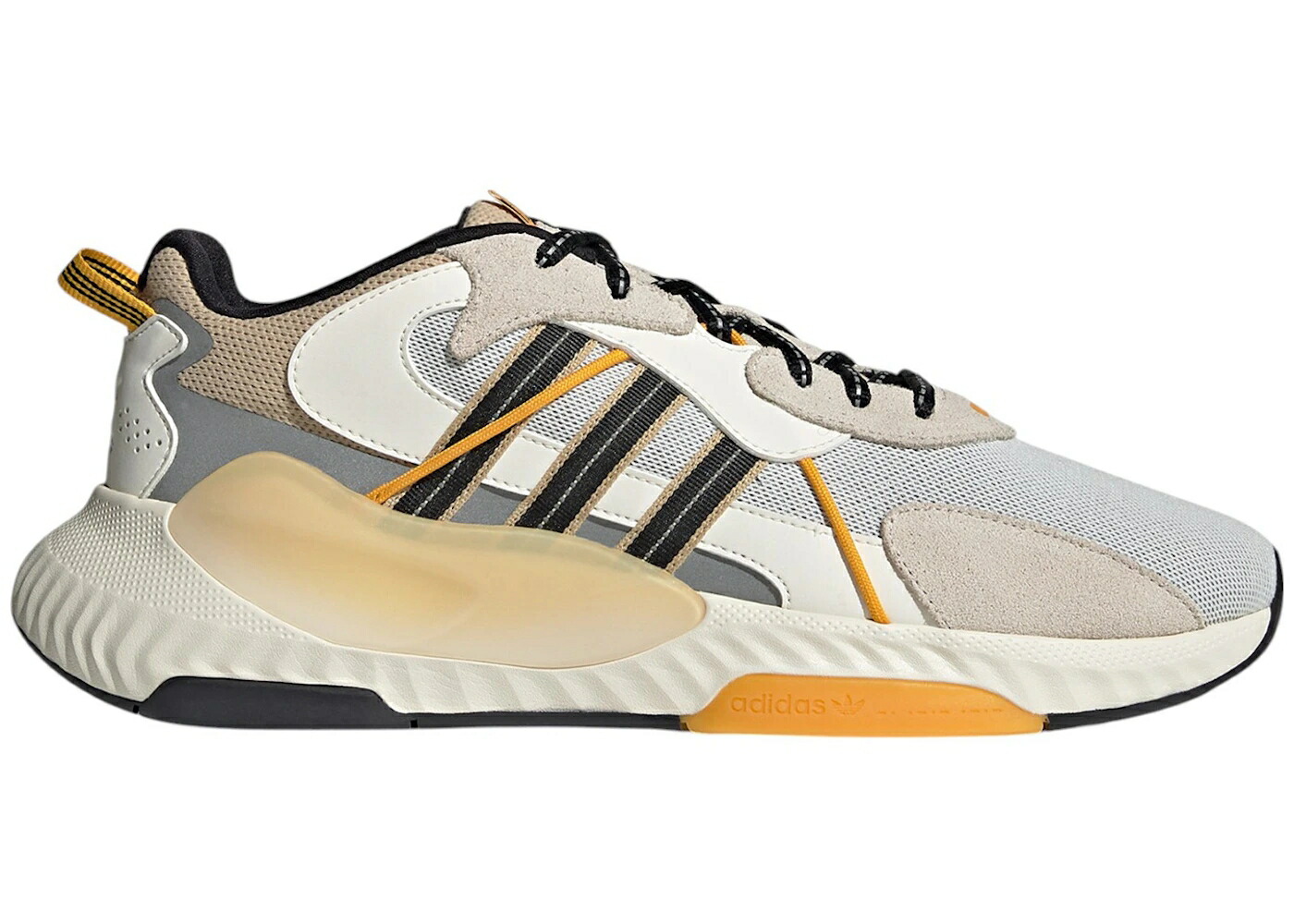 アディダス 白色 ホワイト コア 黒色 ブラック クルー 黄色 イエロー スニーカー メンズ ADIDAS HI-TAIL OFF WHITE CORE BLACK CREW YELLOW / OFF WHITE CORE BLACK CREW YELLOW