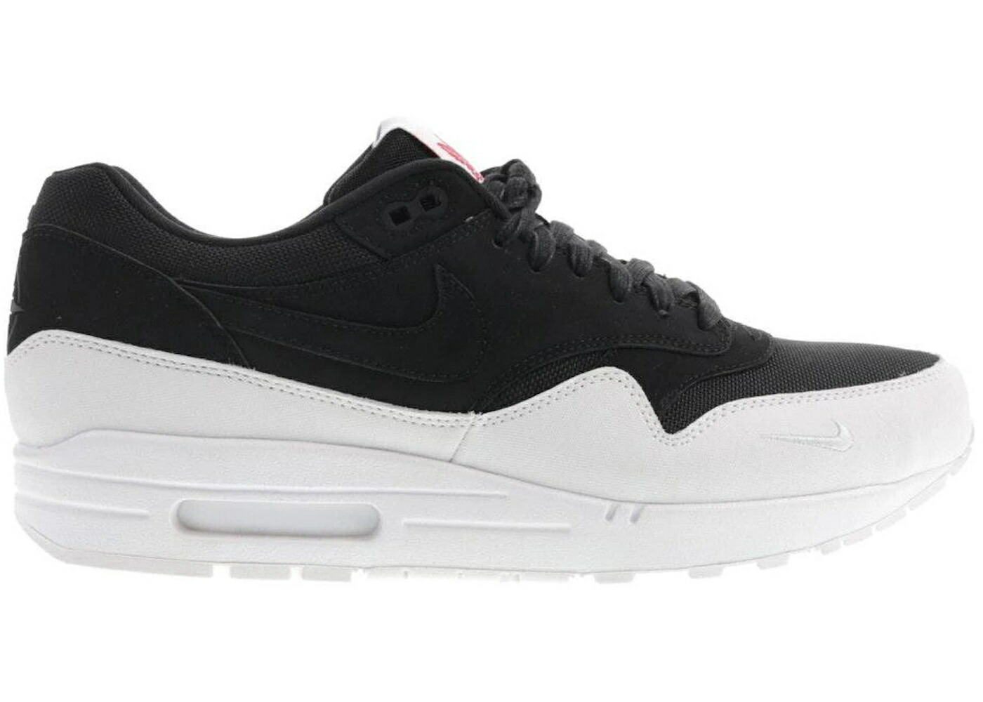ナイキ マックス 黒いこと 黒いこと 赤 赤いこと エア湖マックス スニーカー メンズ NIKE AIR MAX 1 CANADA THE 6 / BLACK BLACK UNIVERSITY RED