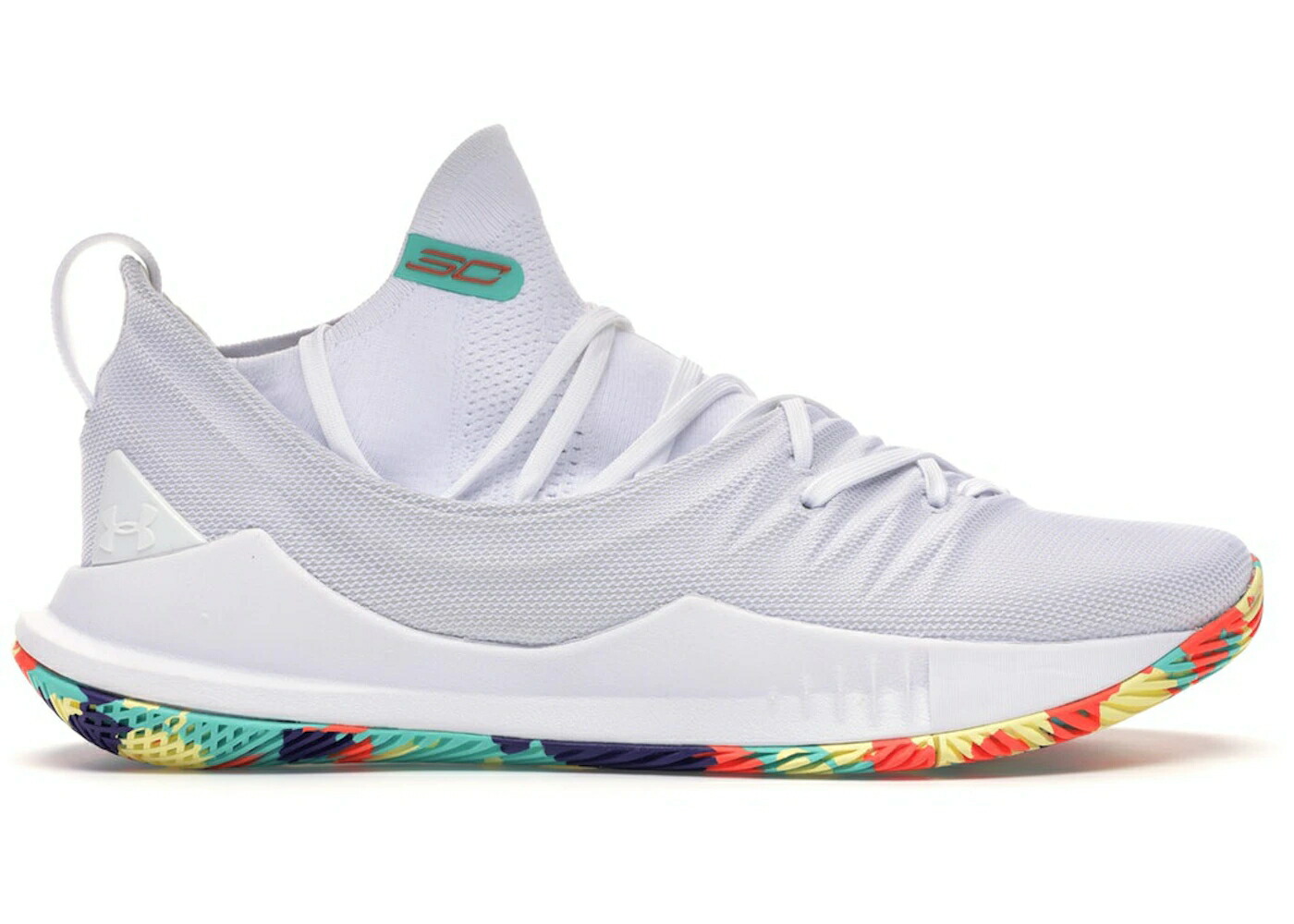 カリー 白いこと 白いこと アンダーアーマー スニーカー メンズ UNDER ARMOUR UNDER ARMOUR CURRY 5 WHITE CONFETTI / WHITE MULTI
