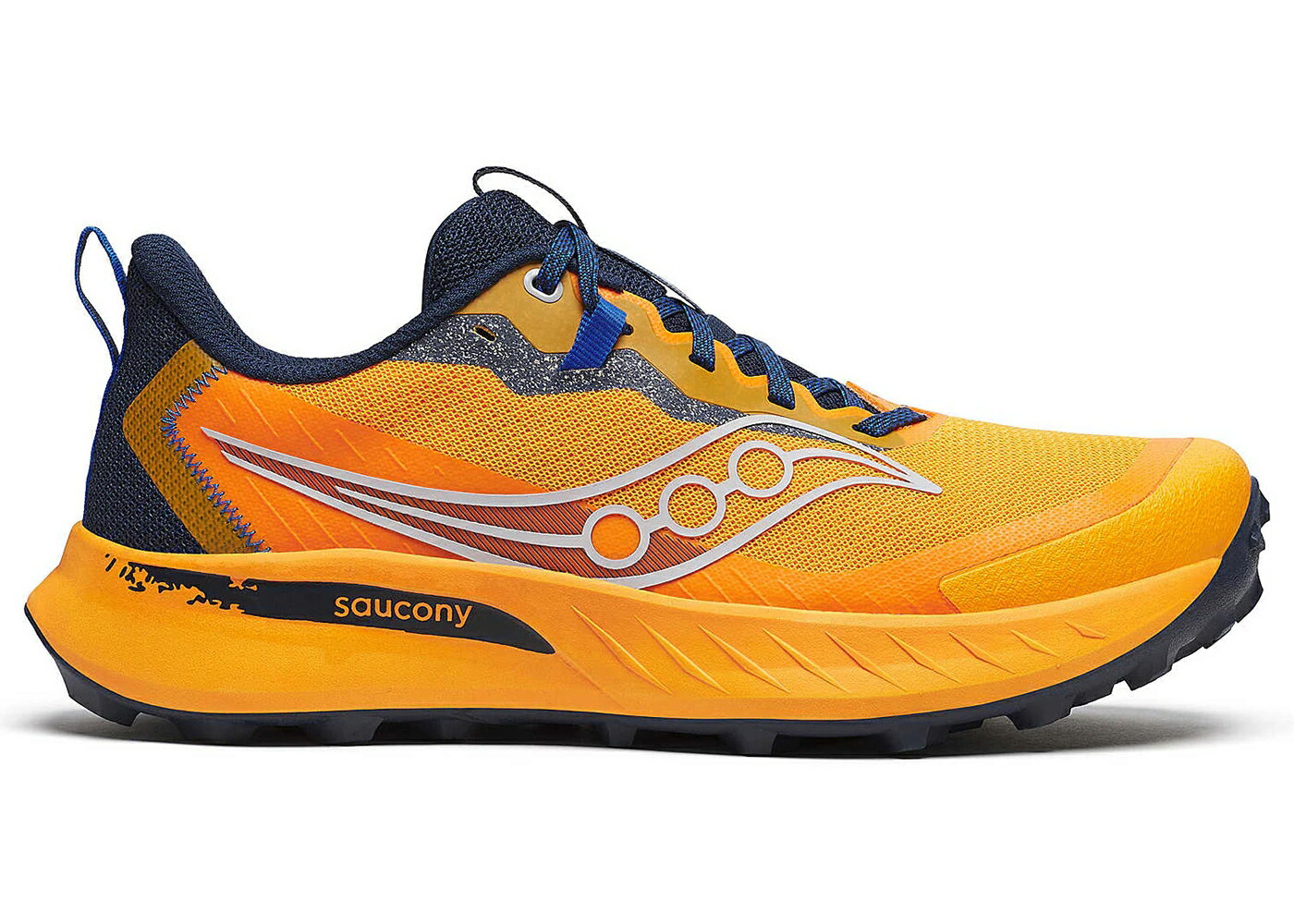 サッカニー 紺色 米国海軍 スニーカー メンズ SAUCONY PEREGRINE 15 PEEL NAVY / PEEL NAVY
