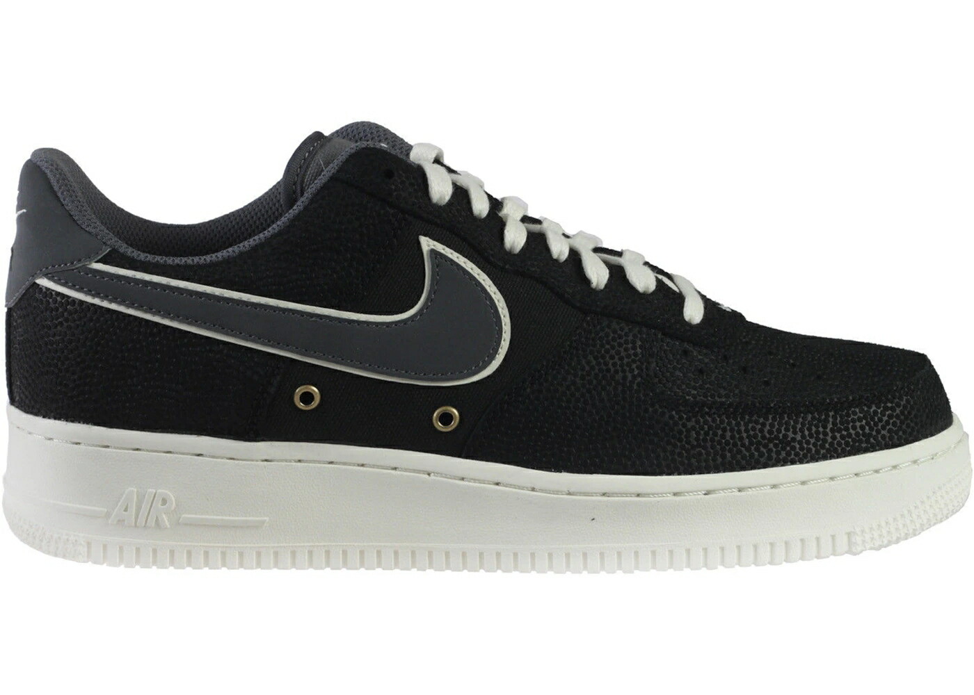 ナイキ クロコダイル レザー 黒色 ブラック 灰色 グレー エアフォース スニーカー メンズ NIKE AIR FORCE 1 LOW CROCODILE LEATHER BLACK / BLACK SAIL DARK GREY
