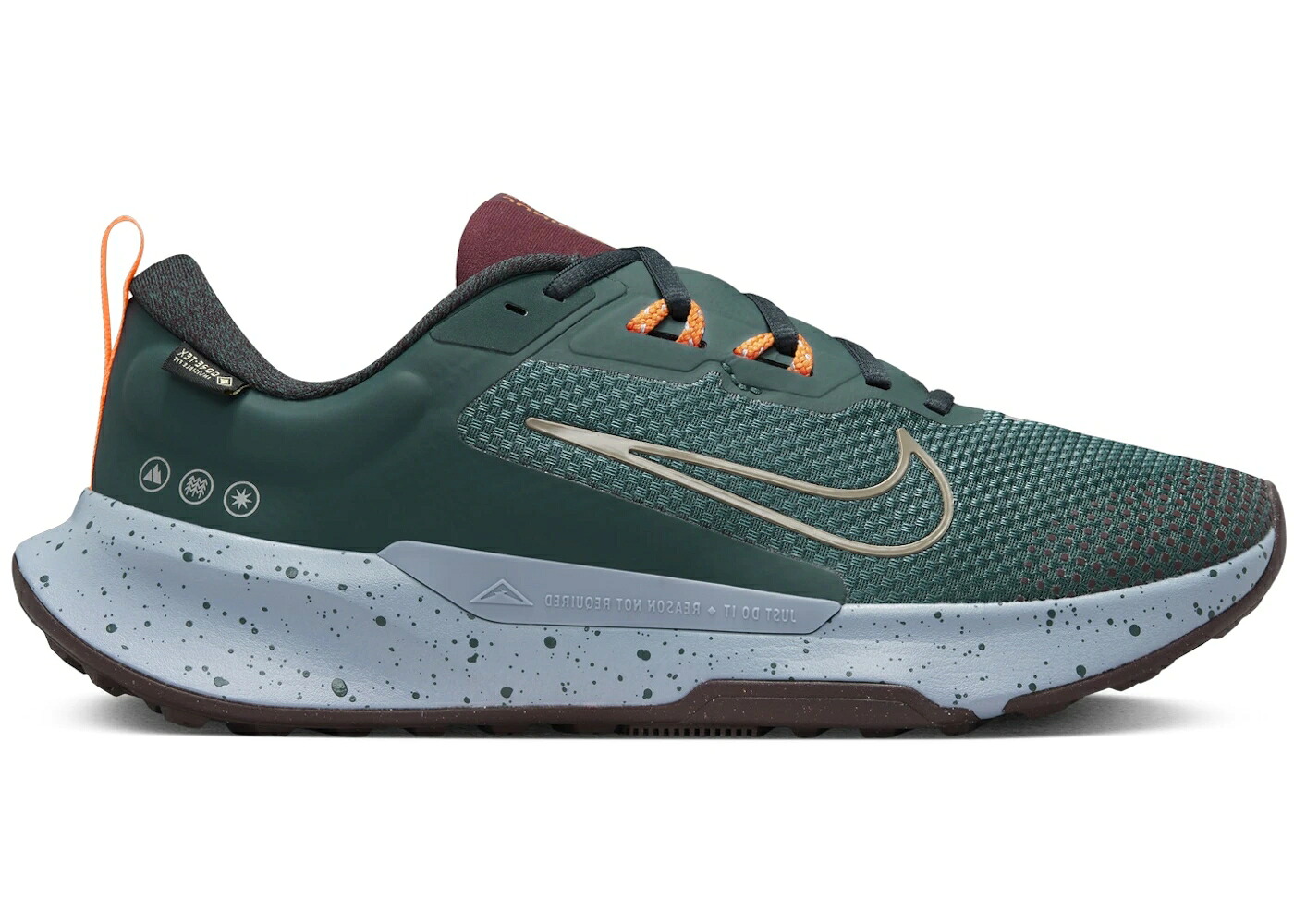 ナイキ ゴアテックス ディープ ナイト爵 マルーン 橙 オレンジ色 カーキ スニーカー メンズ NIKE JUNIPER TRAIL 2 GORE-TEX DEEP JUNGLE NIGHT MAROON SAFETY ORANGE KHAKI / DEEP JUNGLE NIGHT MAROON SAFETY