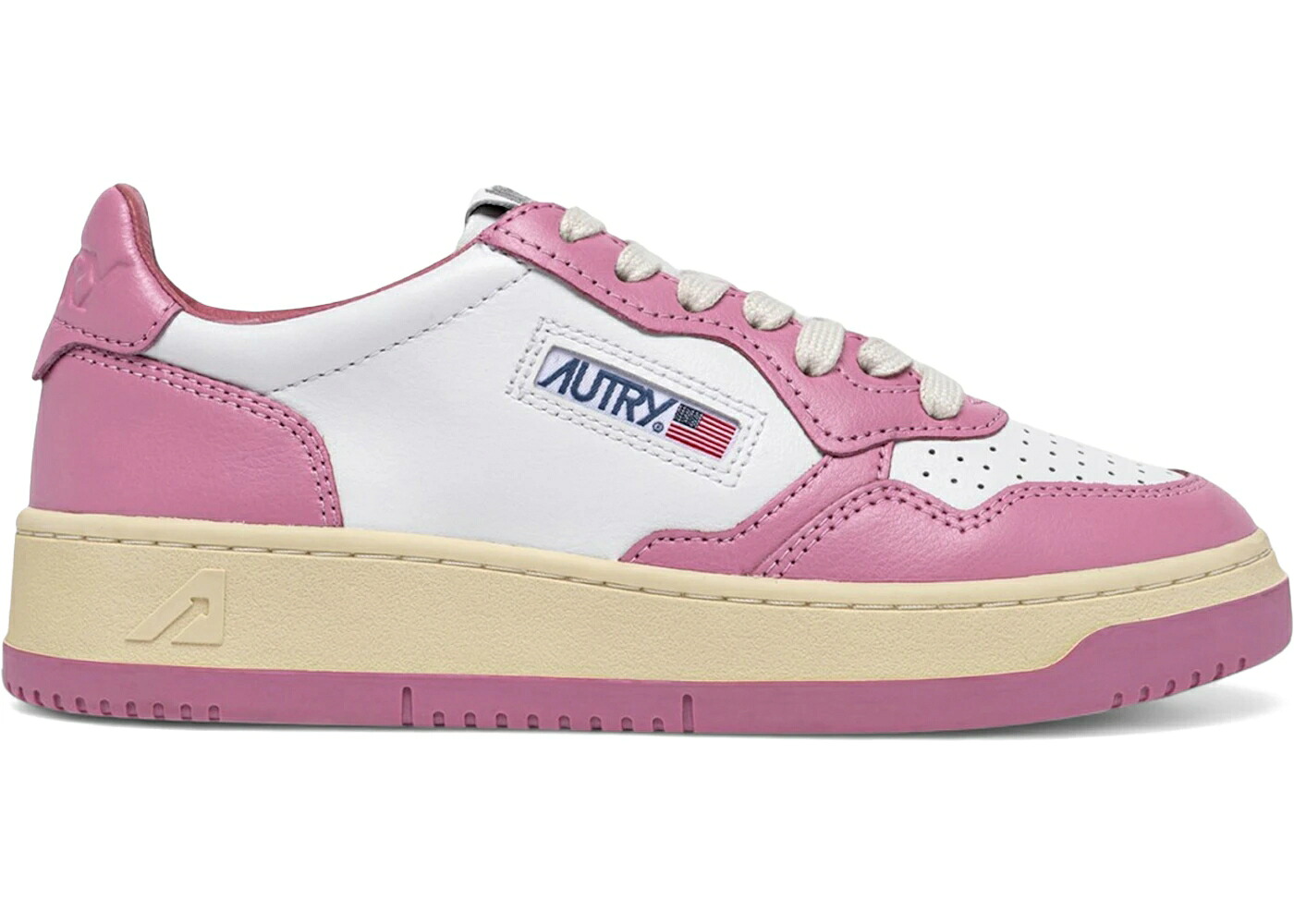 なめし革 白いこと 白いこと WOMEN\u0027S スニーカー レディース AUTRY MEDALIST LEATHER LOW WHITE POLIGNAC (WOMEN\u0027S) / WHITE POLIGNAC