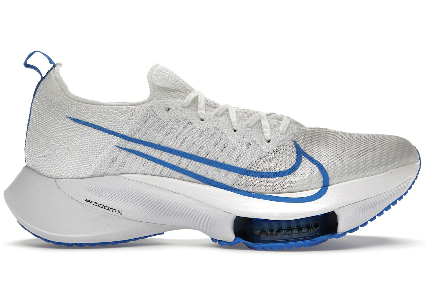 ナイキ ズーム フライニット 白色 ホワイト 青色 ブルー ピュア プラチナム NEXT% スニーカー メンズ NIKE AIR ZOOM TEMPO FLYKNIT WHITE PHOTO BLUE / WHITE PHOTO BLUE PURE PLATINUM