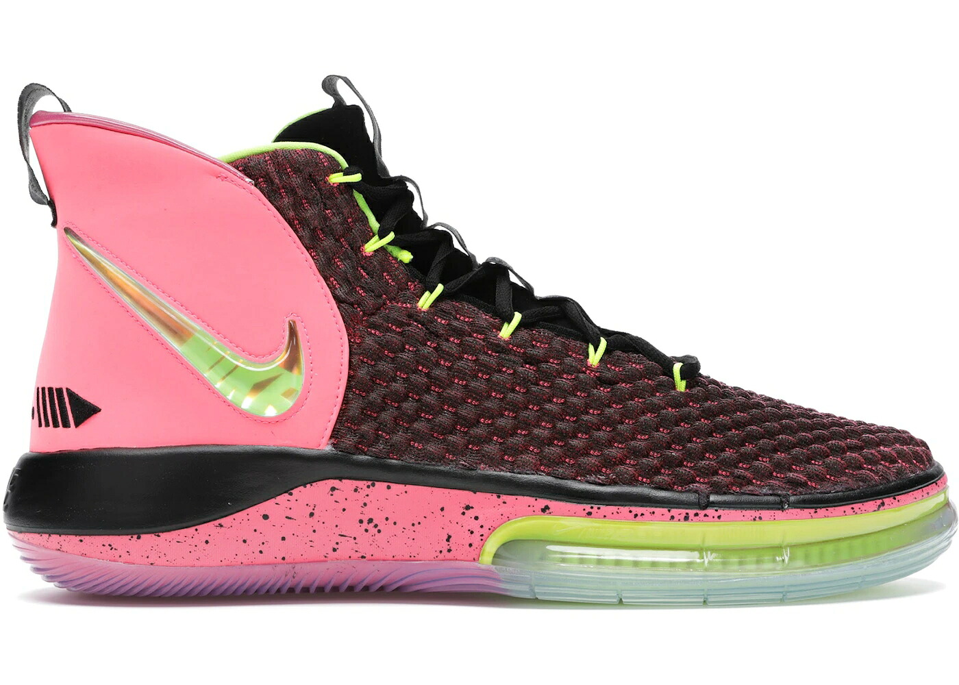 ナイキ アルファダンク サクラ色 黒いこと 黒いこと スニーカー メンズ NIKE ALPHADUNK HOVERBOARD / RACER PINK VOLT BLACK