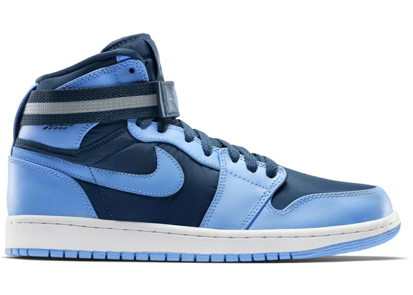 ナイキ ジョーダン ご機嫌 同盟罷工一回り 青碧 青碧 スニーカー メンズ JORDAN 1 RETRO HIGH STRAP FRENCH BLUE / FRENCH BLUE UNIVERSITY BLUE