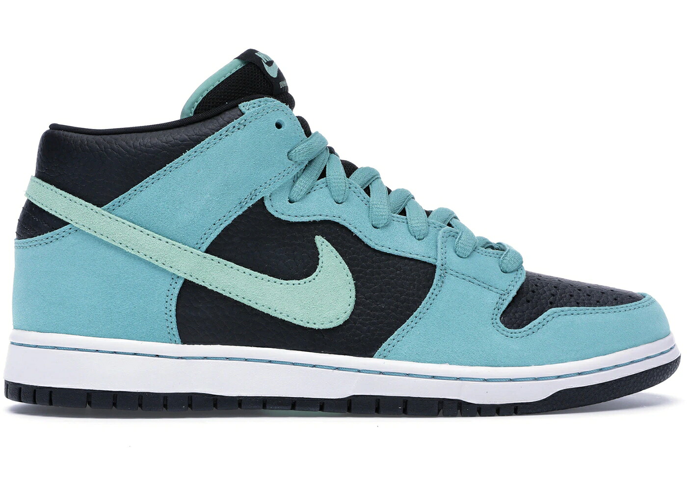 ナイキ エスビー ダンク ミッド 黒色 ブラック スニーカー メンズ NIKE SB DUNK MID SEA CRYSTAL / BLACK MEDIUM MINT SEA CRYSTAL｜スニケス