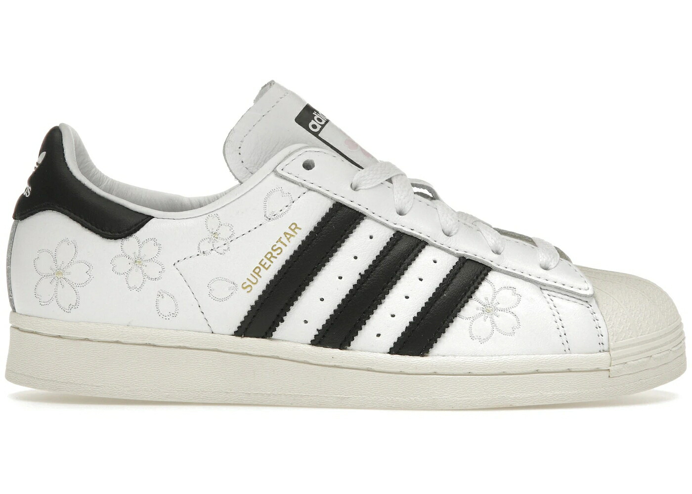 アディダス はやりっ児 白いこと 白いこと 中核グループ 黒いこと 黒いこと スニーカー メンズ ADIDAS SUPERSTAR HANAMI / FOOTWEAR WHITE CORE BLACK OFF