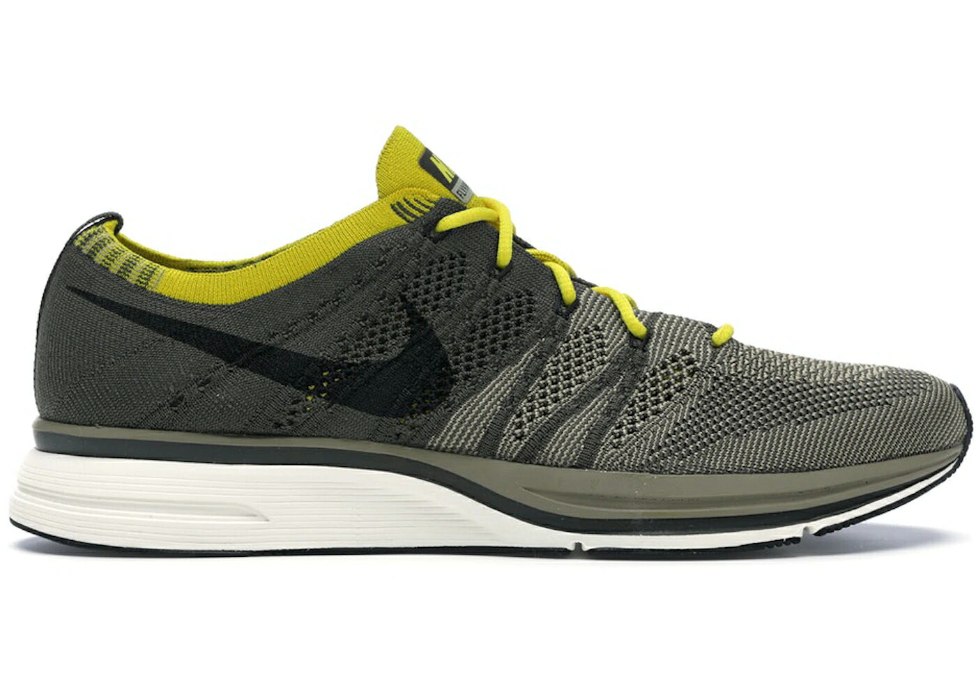 ナイキ フライニット トレーナー カーゴ カーキ スニーカー メンズ NIKE FLYKNIT TRAINER CARGO KHAKI BRIGHT CITRON / CARGO KHAKI BRIGHT CITRON