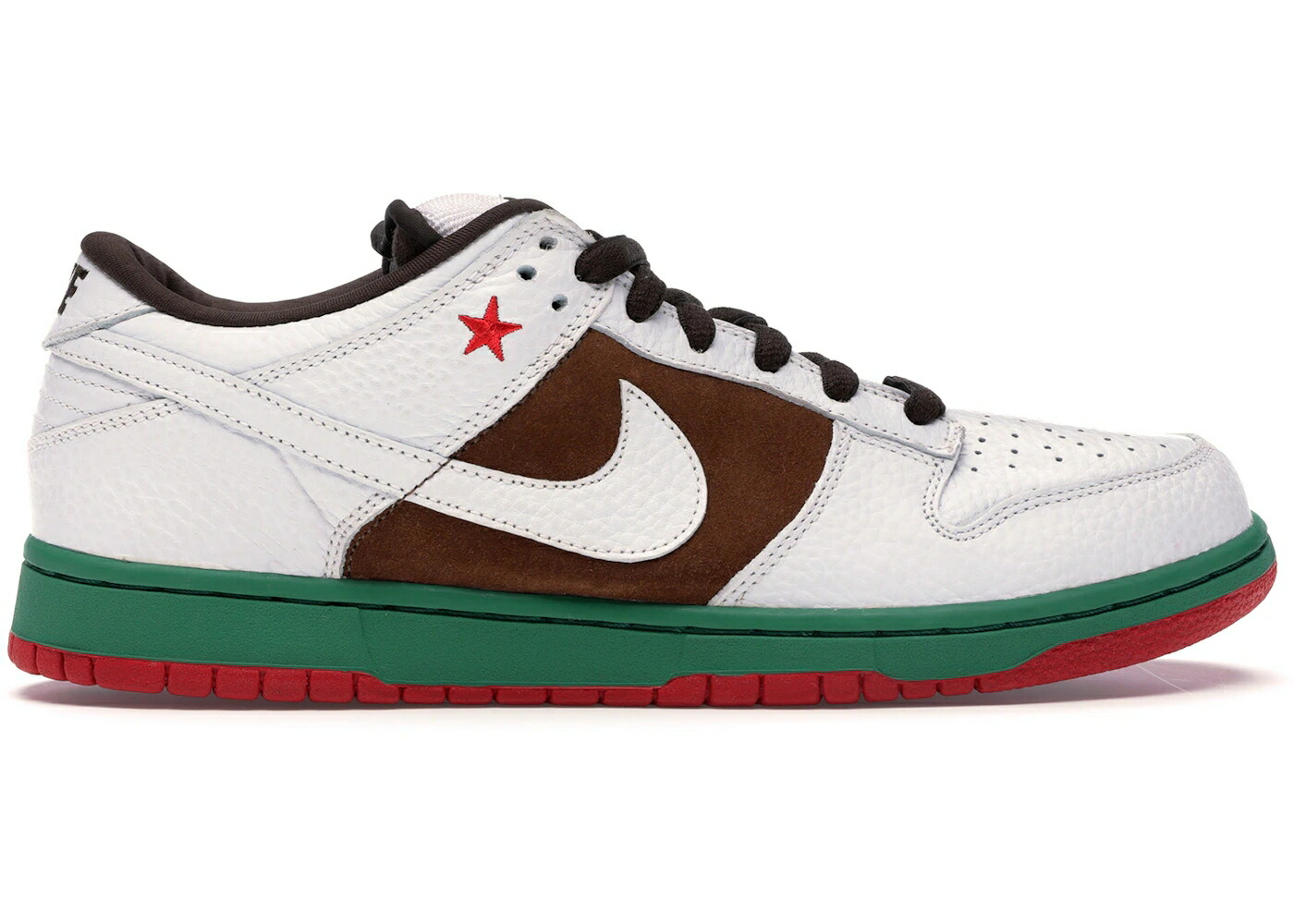 ナイキ エスビー ダンク 白色 ホワイト ダンクロー スニーカー メンズ NIKE SB DUNK LOW CALI (2004) / PECAN WHITE