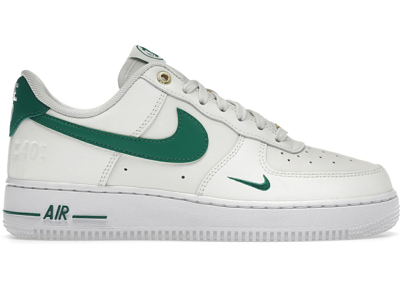 ナイキ 白いこと 白いこと 空軍 \u002707 WOMEN\u0027S スニーカー レディース NIKE AIR FORCE 1 LOW SE 40TH ANNIVERSARY EDITION SAIL MALACHITE (WOMEN\u0027S) / SAIL MALACHITE WHITE METALLIC
