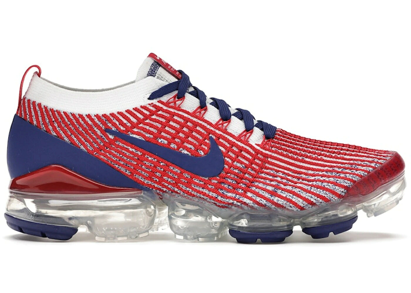 ナイキ 飛球編み物 白いこと 白いこと 赤 赤いこと エアヴェイパーマックス スニーカー メンズ NIKE AIR VAPORMAX FLYKNIT 3 USA (2020) / WHITE UNIVERSITY RED METALLIC