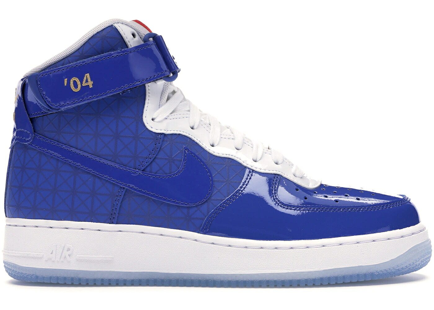 ナイキ ハイ デトロイト ピストンズ ゲーム 白色 ホワイト エアフォース ゲームロイヤル 青 ブルー スニーカー メンズ NIKE AIR FORCE 1 HIGH DETROIT PISTONS NBA FINALS / GAME ROYAL GAME ROYAL WHITE｜スニケス