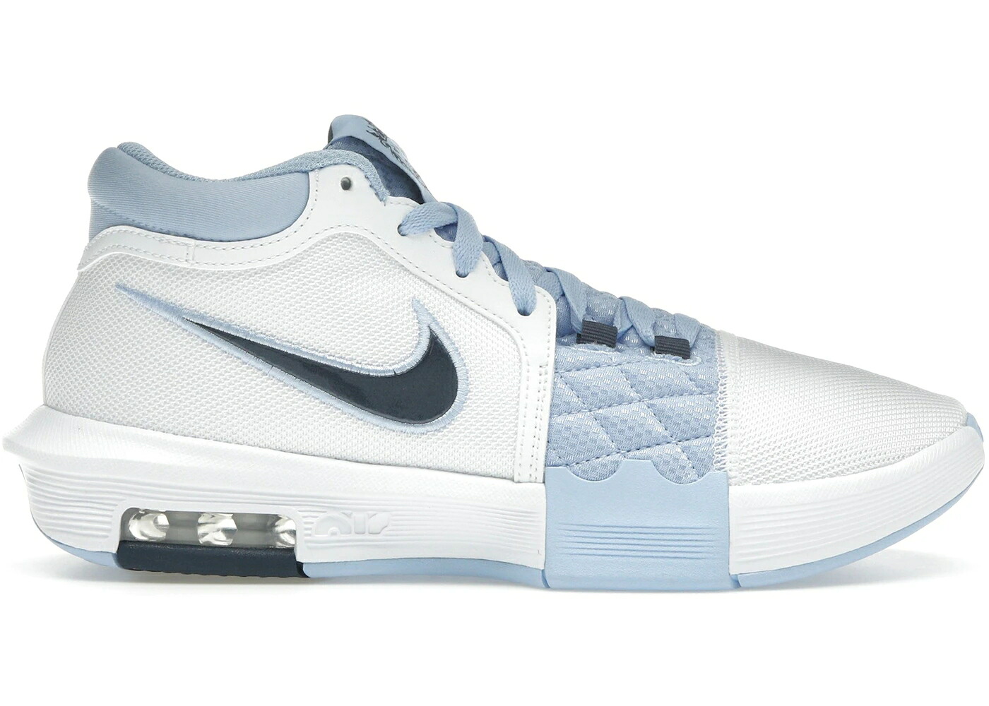 ナイキ レブロン 白いこと 白いこと 黒いこと 黒いこと 青味 青み ウィットネス スニーカー メンズ NIKE LEBRON WITNESS 8 UNC / WHITE BLACK UNIVERSITY BLUE