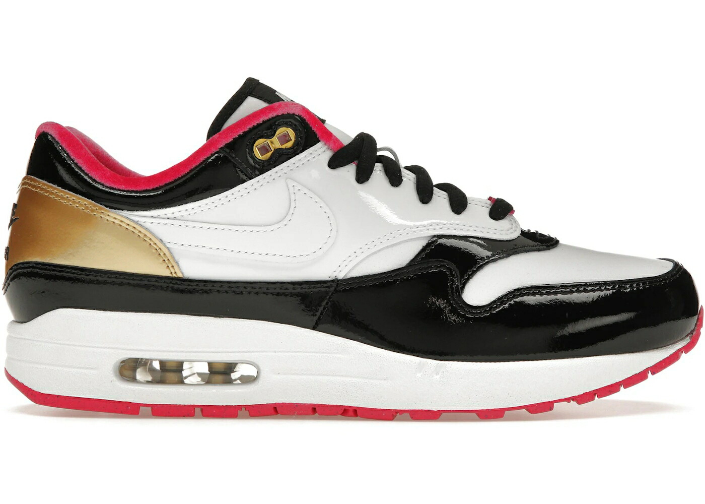 ナイキ マックス グランド 白色 ホワイト 黒色 ブラック ゴールド エアマックス スニーカー メンズ NIKE AIR MAX 1 PHANTACI GRAND PIANO (2024) / WHITE WHITE BLACK METALLIC GOLD