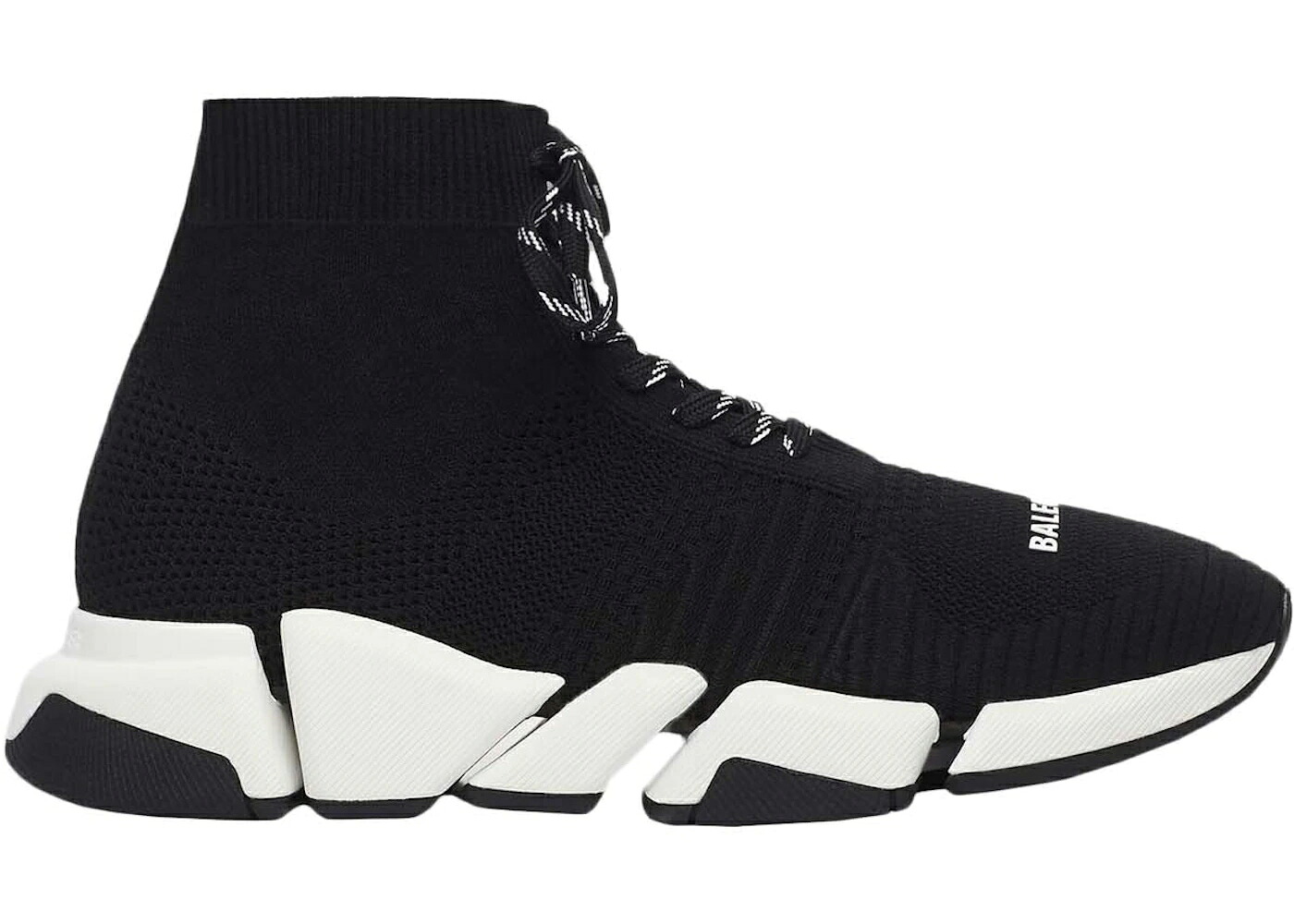 バレンシアガ す早さ 黒いこと 黒いこと 白いこと 白いこと 2.0 WOMEN\u0027S スニーカー レディース BALENCIAGA SPEED LACE UP BLACK WHITE SS21 (WOMEN\u0027S) / BLACK WHITE