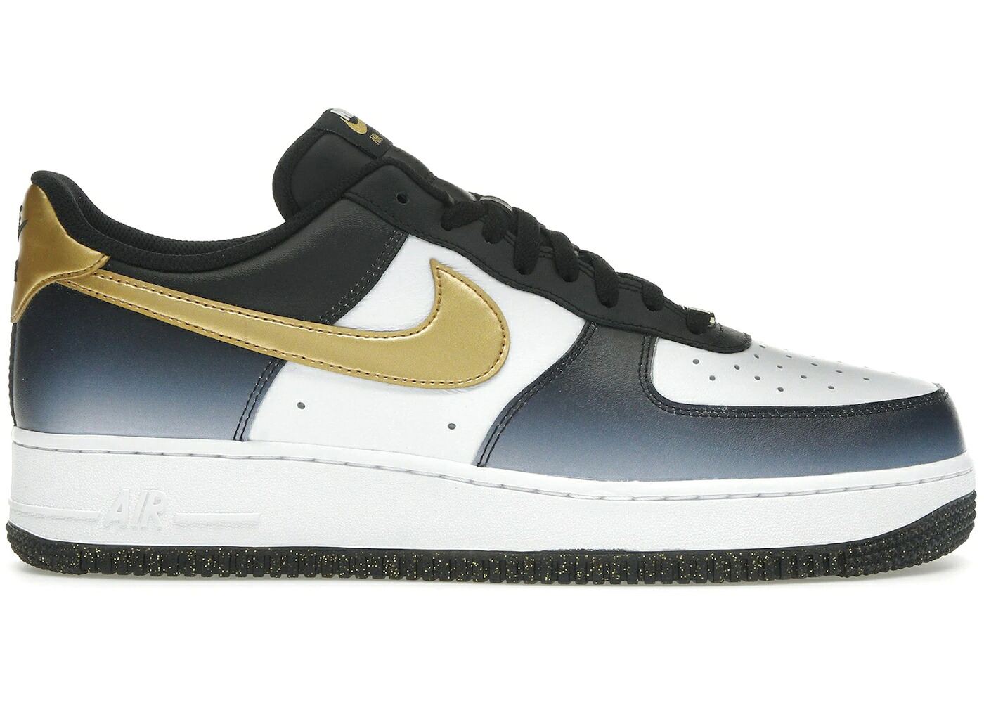 ナイキ 白いこと 白いこと 黒いこと 黒いこと ゴールド 空軍 スニーカー メンズ NIKE AIR FORCE 1 LOW FOOTLOCKER 50TH ANNIVERSARY / WHITE BLACK METALLIC GOLD