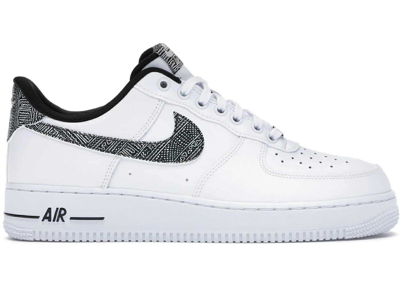 ナイキ 白色 ホワイト 銀色 シルバー 黒色 ブラック エアフォース 07 スニーカー メンズ NIKE AIR FORCE 1 LOW WHITE METALLIC SILVER / WHITE METALLIC SILVER BLACK