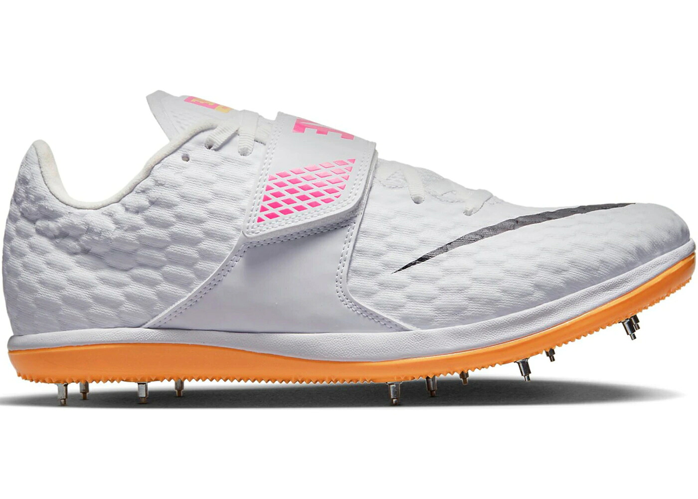 ナイキ ご機嫌 エリート 白いこと 白いこと サクラ色 橙 オレンジ色 レーザ スニーカー メンズ NIKE HIGH JUMP ELITE WHITE HYPER PINK ORANGE / WHITE HYPER PINK LASER ORANGE