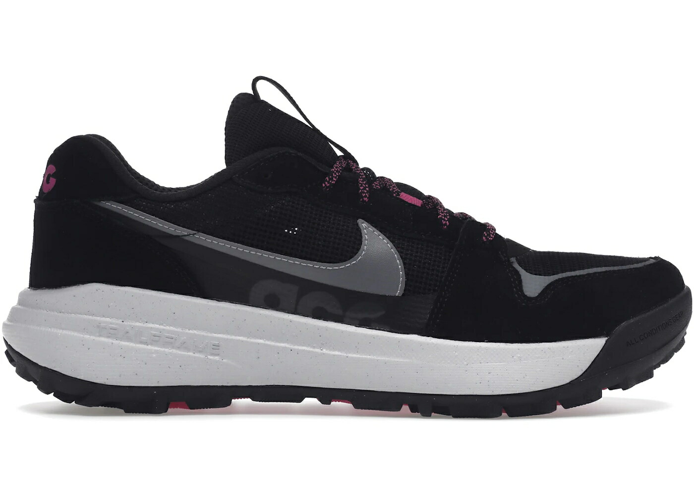 ナイキ 黒色 ブラック クール 灰色 グレー 紫 バイオレット スニーカー メンズ NIKE ACG LOWCATE BLACK COOL GREY HYPER VIOLET / BLACK COOL GREY BLACK WOLF GREY