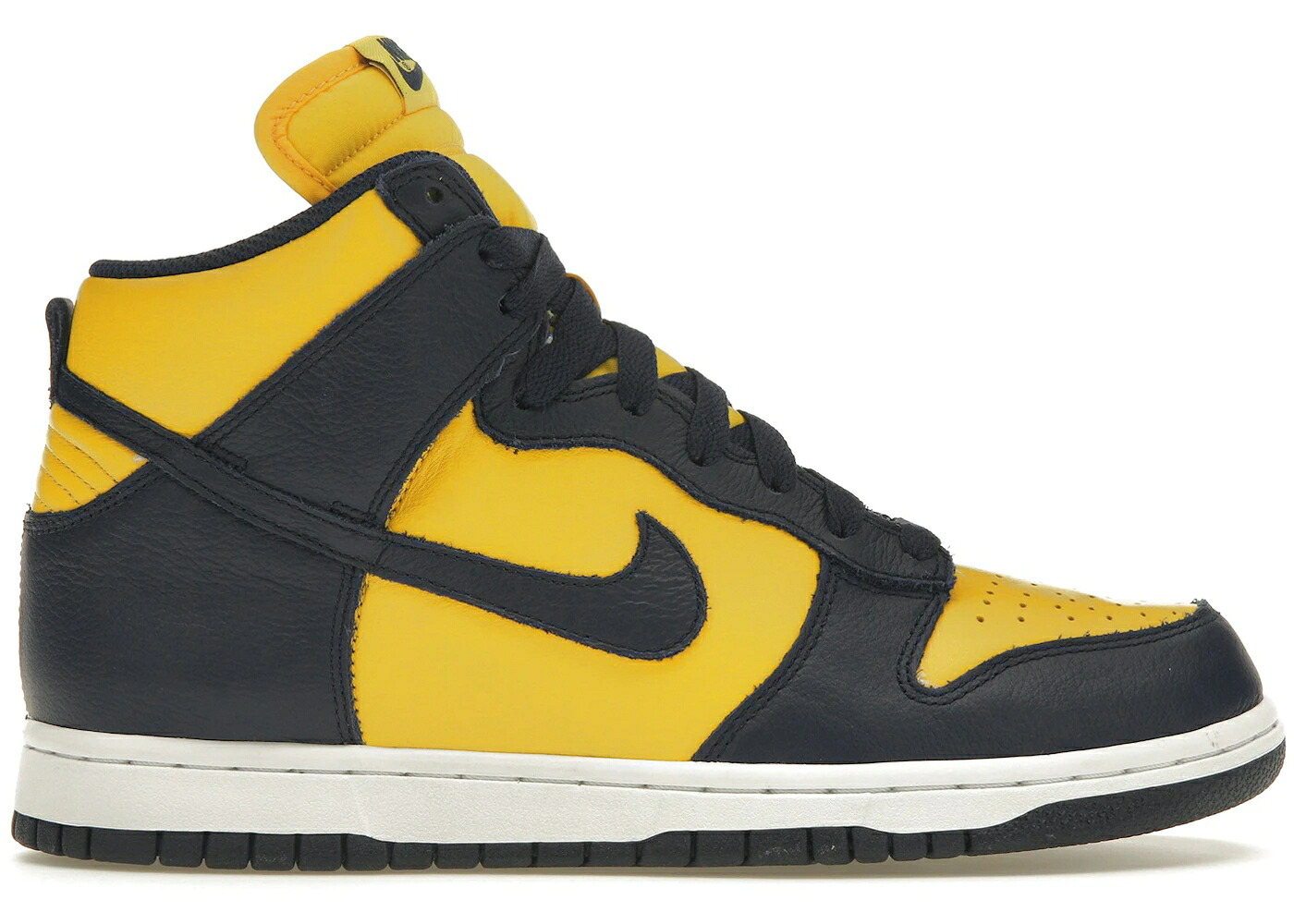 ナイキ ダンク ご機嫌 ミシガン湖 紺色 米国海軍 ダンクハイ WOMEN\u0027S スニーカー レディース NIKE DUNK HIGH RETRO MICHIGAN (WOMEN\u0027S) / VARSITY MAIZE MIDNIGHT NAVY