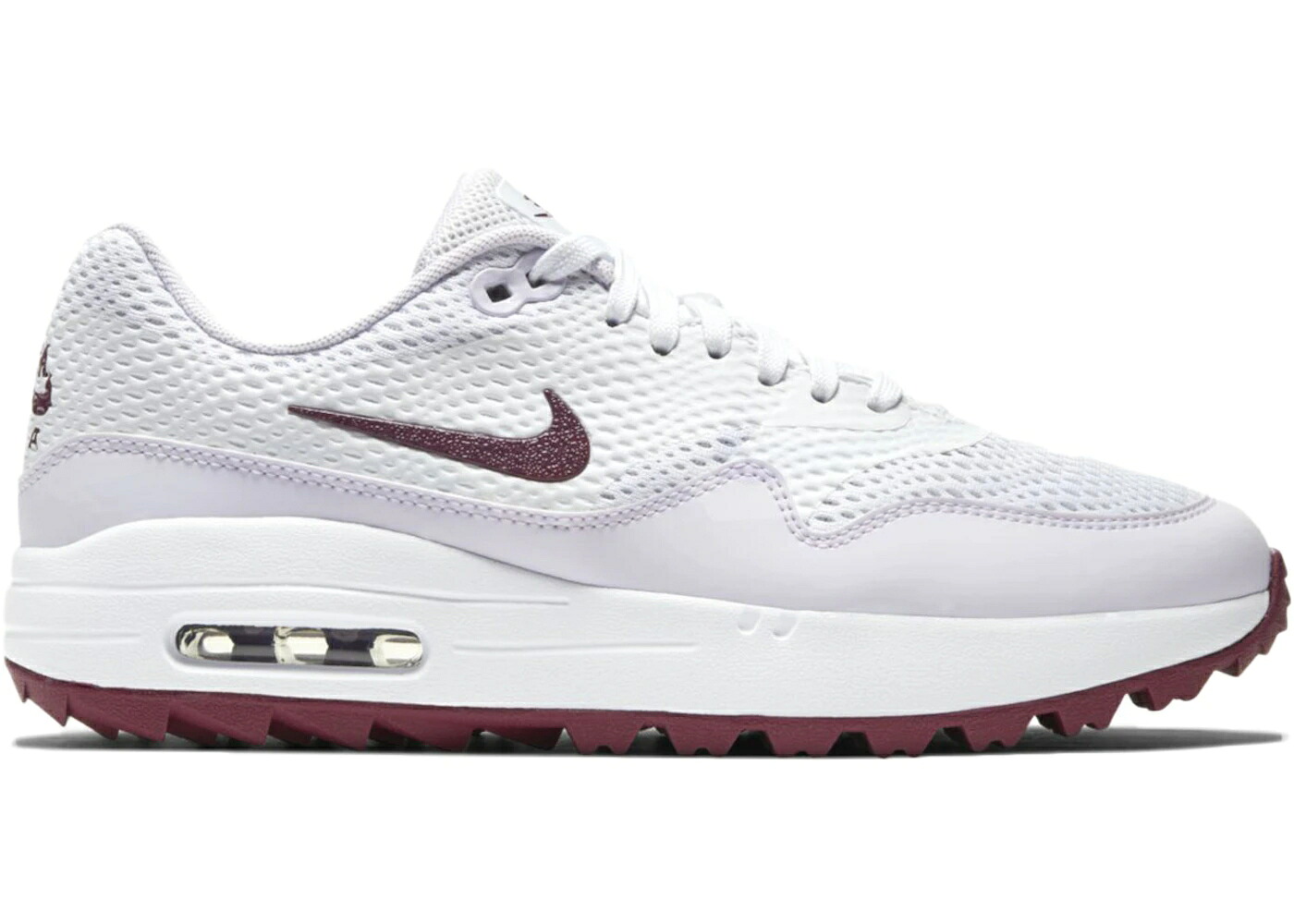ナイキ マックス ゴルフ 白色 ホワイト 赤 レッド エアマックス WOMEN'S スニーカー レディース NIKE AIR MAX 1 GOLF WHITE (WOMEN'S) / WHITE BARELY GRAPE VILLAIN RED
