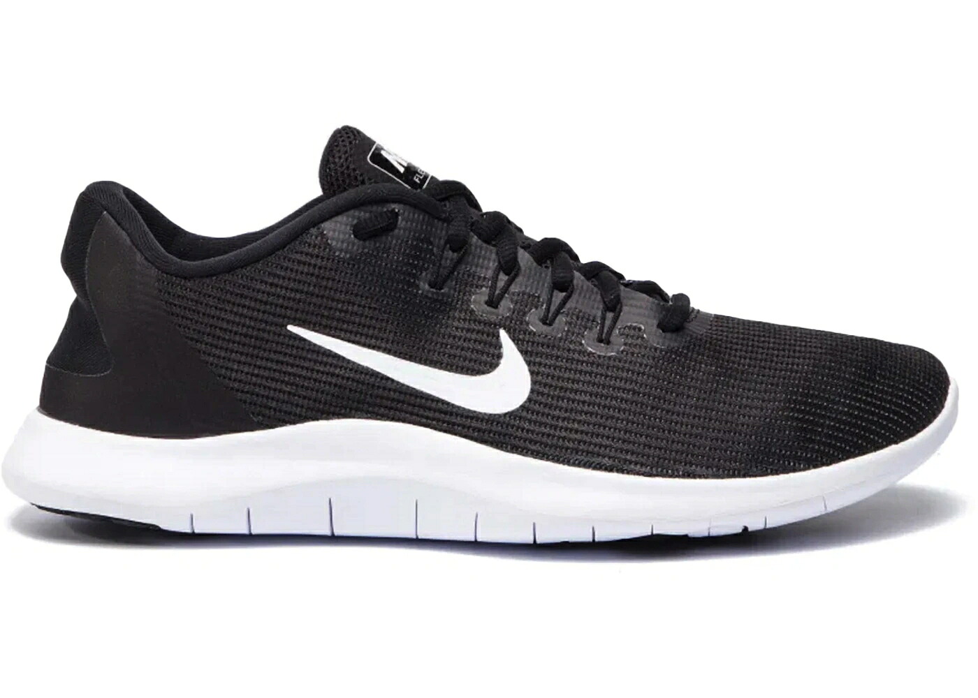 ナイキ 黒いこと 黒いこと 白いこと 白いこと スニーカー メンズ NIKE FLEX 2018 RN BLACK WHITE / BLACK WHITE BLACK
