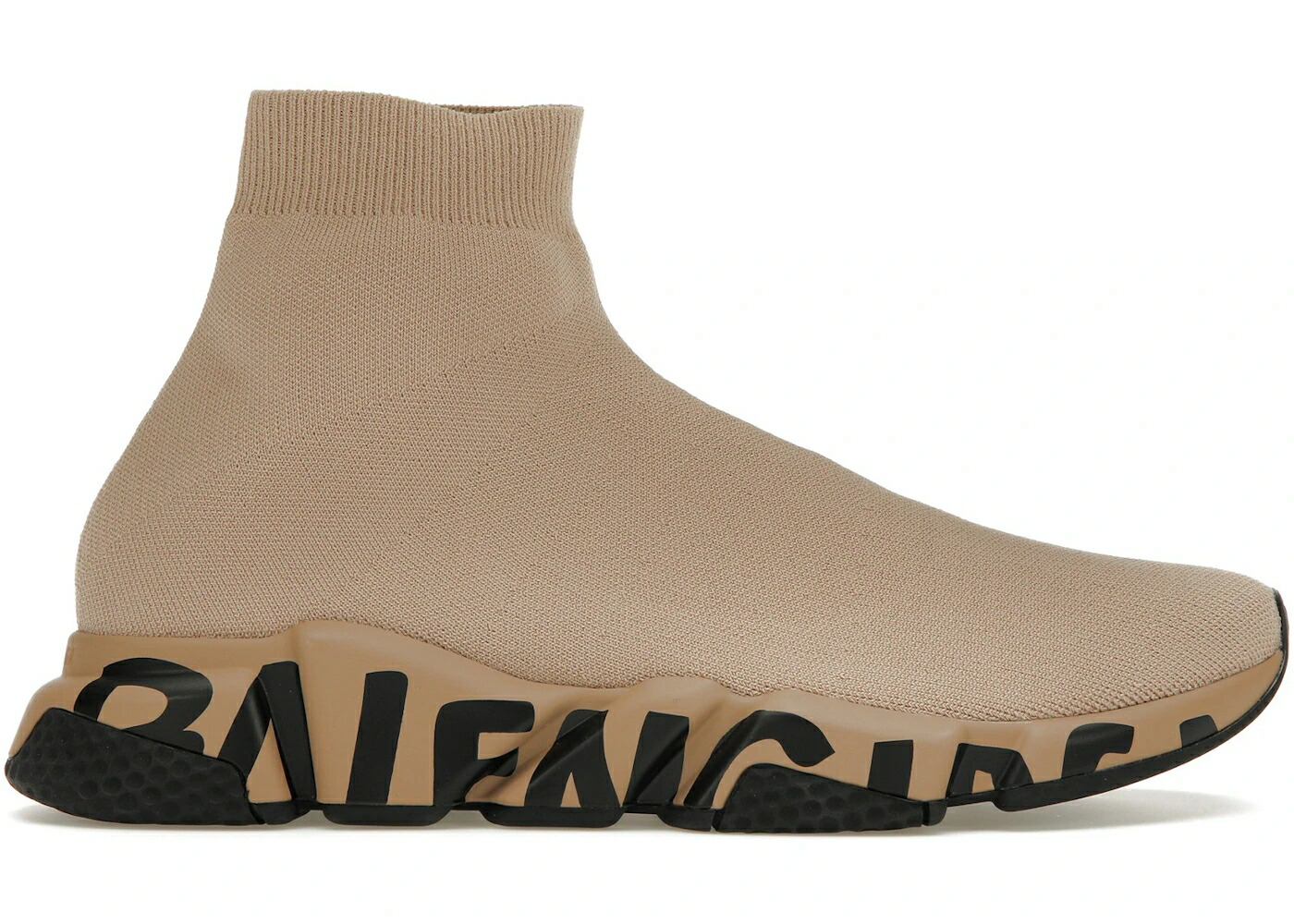 バレンシアガ スピード ベージュ 黒色 ブラック スニーカー メンズ BALENCIAGA SPEED BEIGE BLACK / BEIGE BLACK