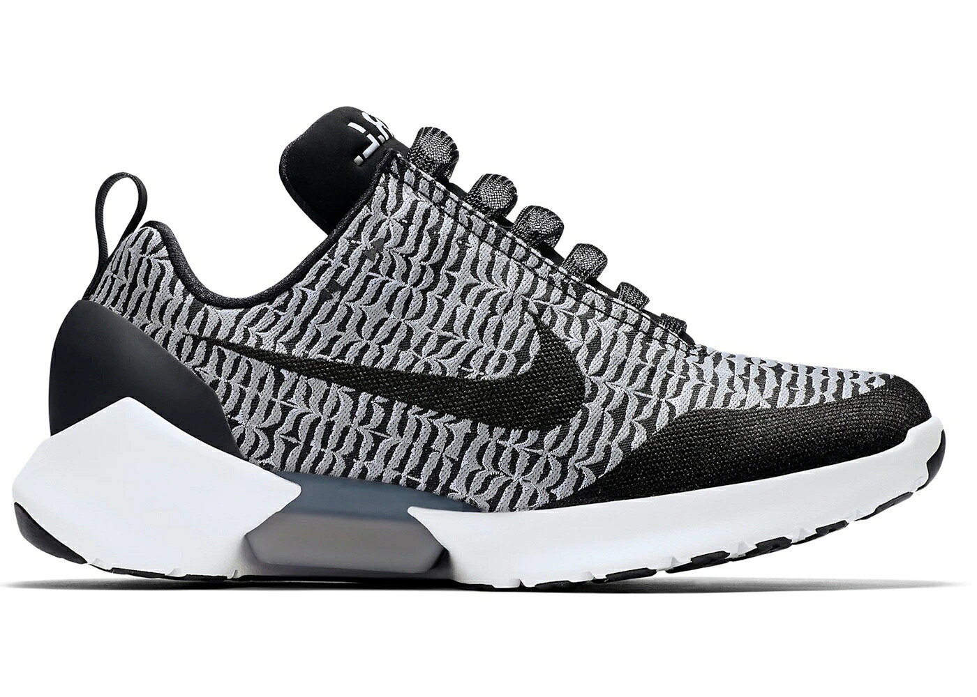 ナイキ 黒いこと 黒いこと 薄墨色 薄墨色 白いこと 白いこと 1.0 スニーカー メンズ NIKE HYPERADAPT BLACK WOLF GREY (UK) / BLACK BLACK WOLF GREY WHITE